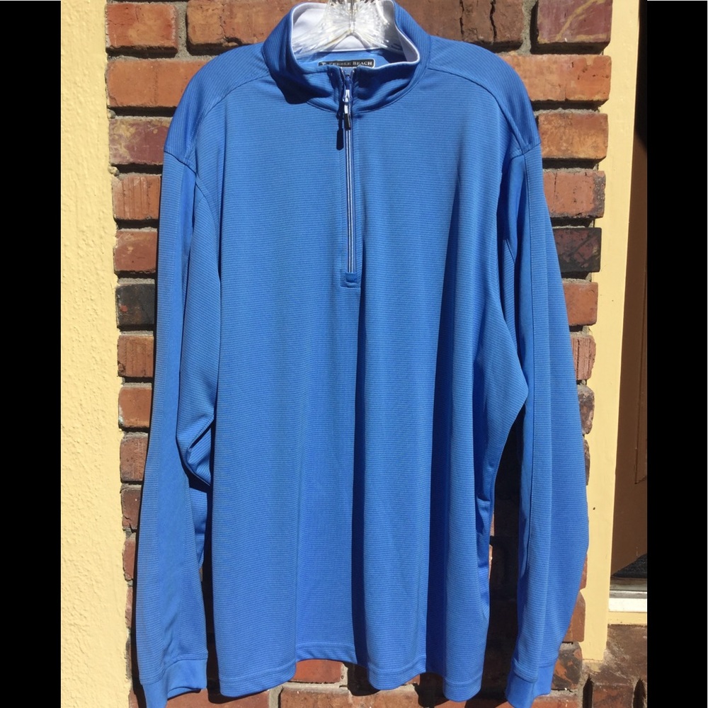 Pebble Beach Dry-Luxe Performace 1/2 zip pullover